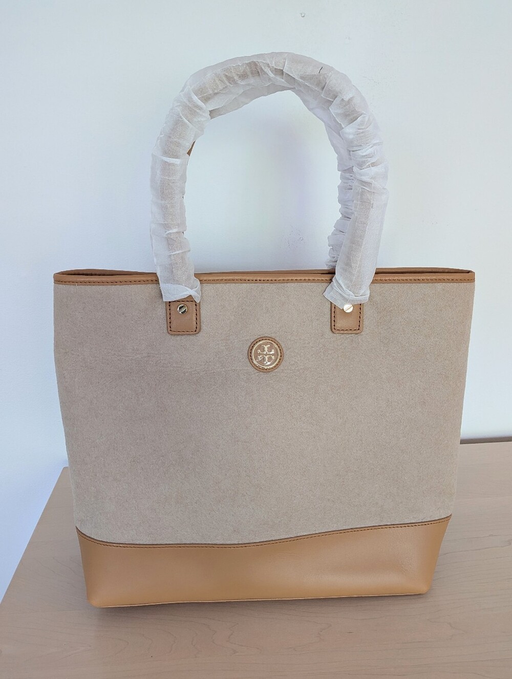 Tory Burch Jaden Wool Tote Bag